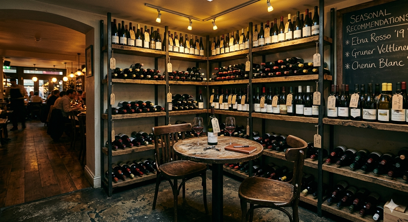 Weinhandel Atmosphäre